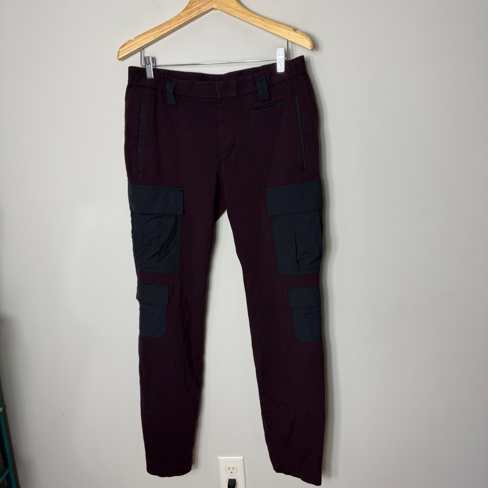Kit and Ace Cashmere Blend Stretch POCKET CARGO TROUSER Pants Size 34